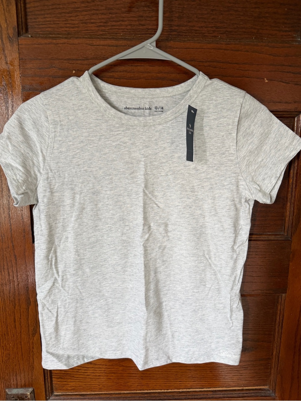 abercrombie kids Light Gray Short Sleeve Tee - Girls